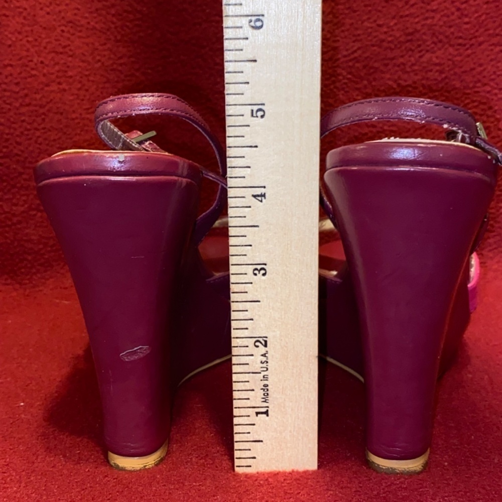 Charles by Charles David ladies size 8.5 wedge sandals - Picture 4 of 7